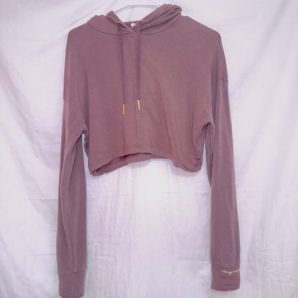Gymshark Whitney Simmons brown V2 Cropped Hoodie size medium